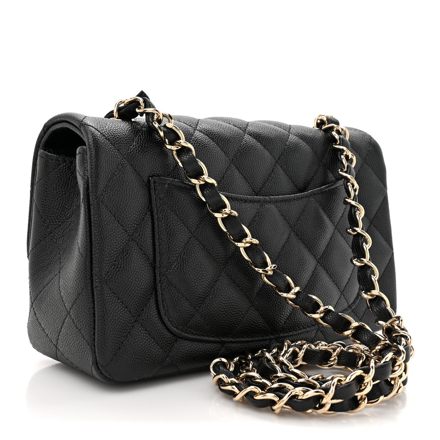 Chanel Caviar Quilted Mini Rectangular Flap Black 3 of 11