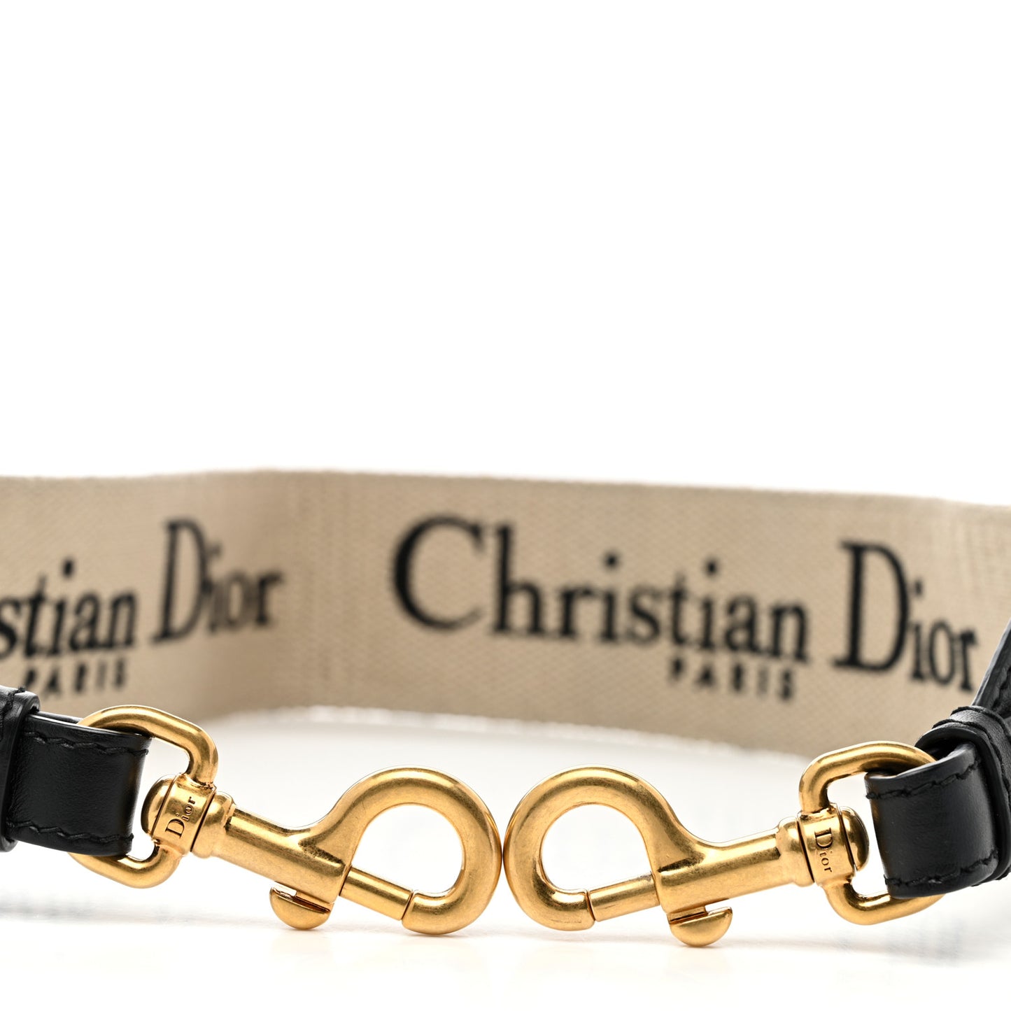 Canvas Embroidered Shoulder Strap Blue