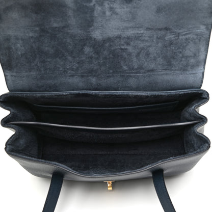 Celine Supple Grained Calfskin Medium Soft 16 Bag Navy Blue 4 of 8