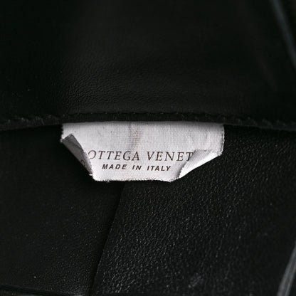 Bottega Veneta Lambskin Maxi Intrecciato Cassette Crossbody Bag Black 7 of 12