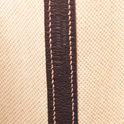 Hermes Toile Buffle Gala Garden Party Tote 36 MM Marron Fonce 6 of 8