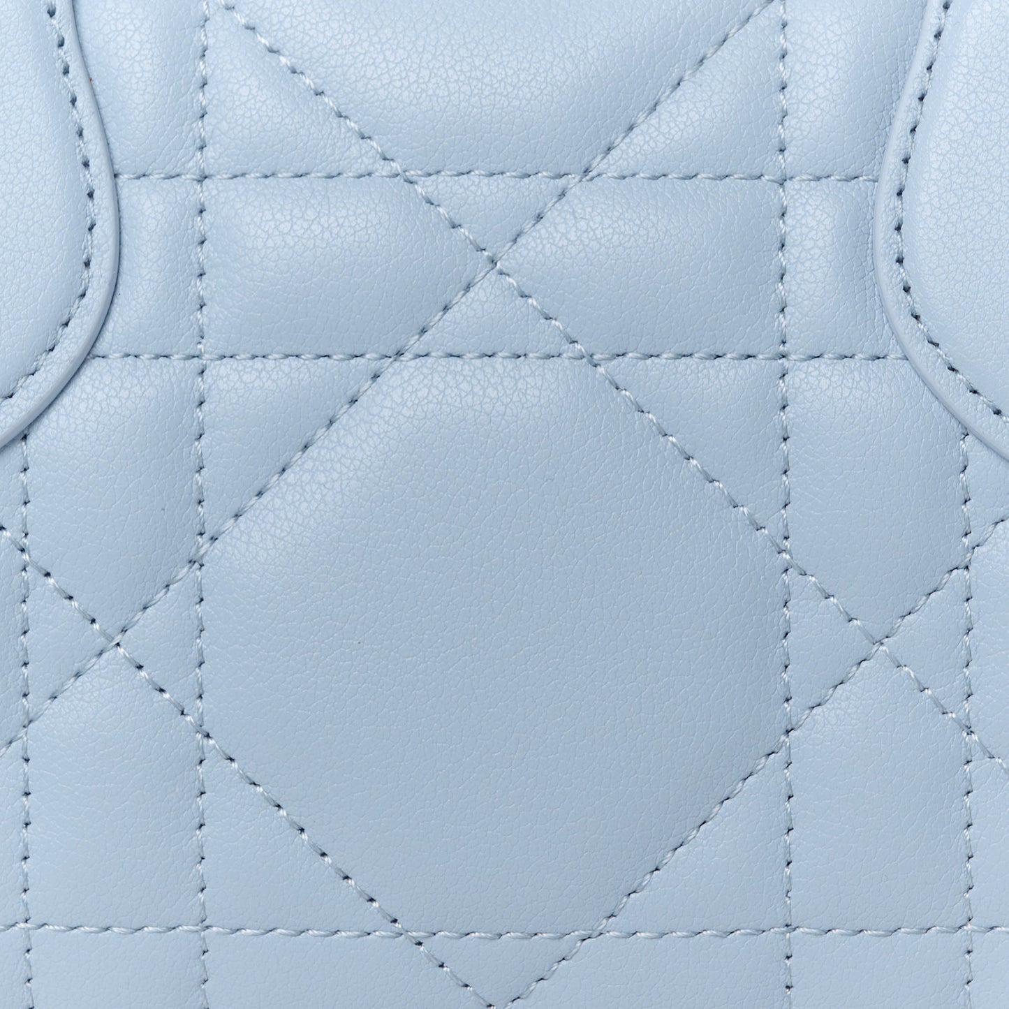 Calfskin Macrocannage Groove 20 Bag Pale Blue