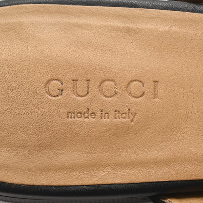 Gucci Calfskin Womens Princetown Slippers 36.5 Black 8 of 10