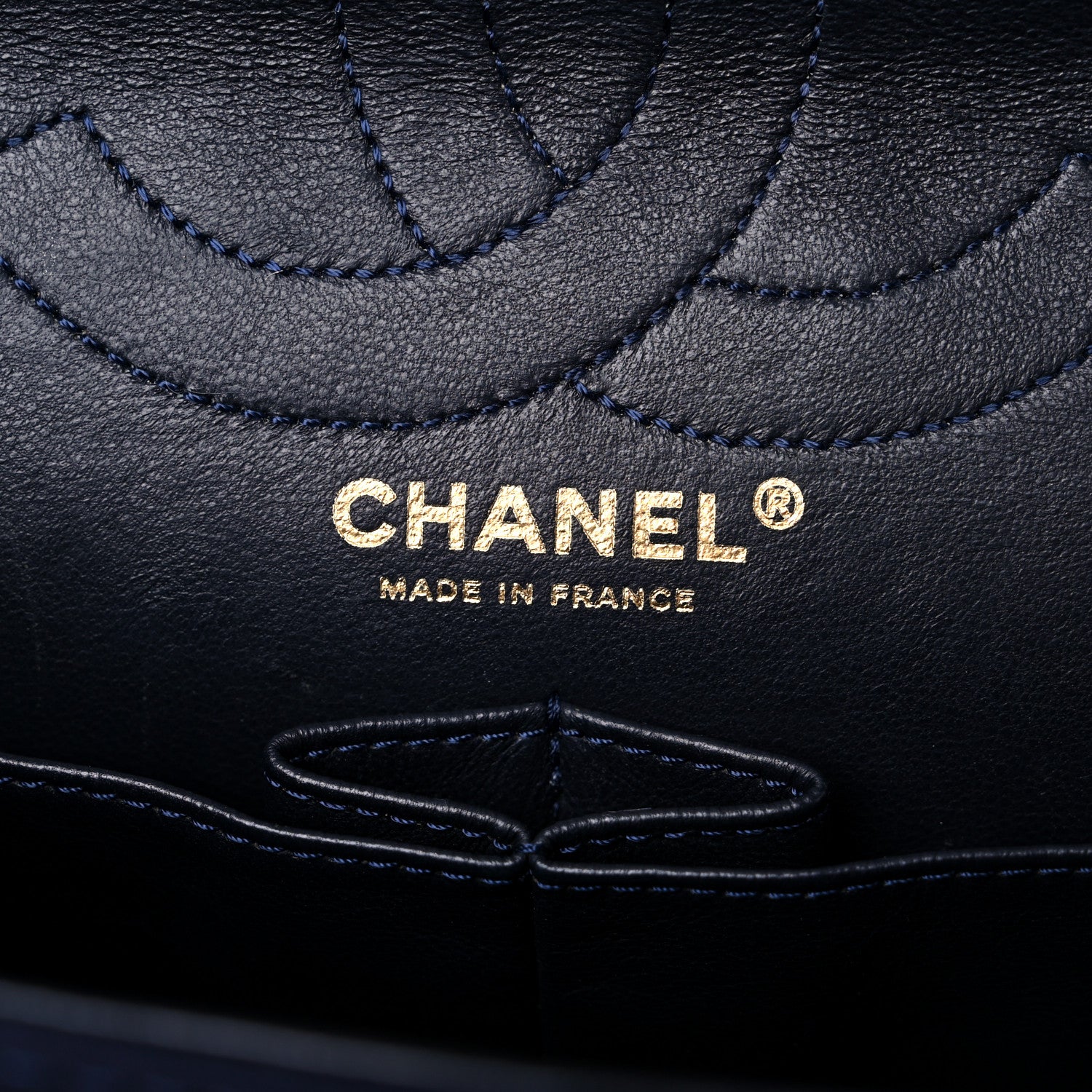 Chanel Jersey Quilted 2.55 Reissue 226 Flap Navy 6 of 14