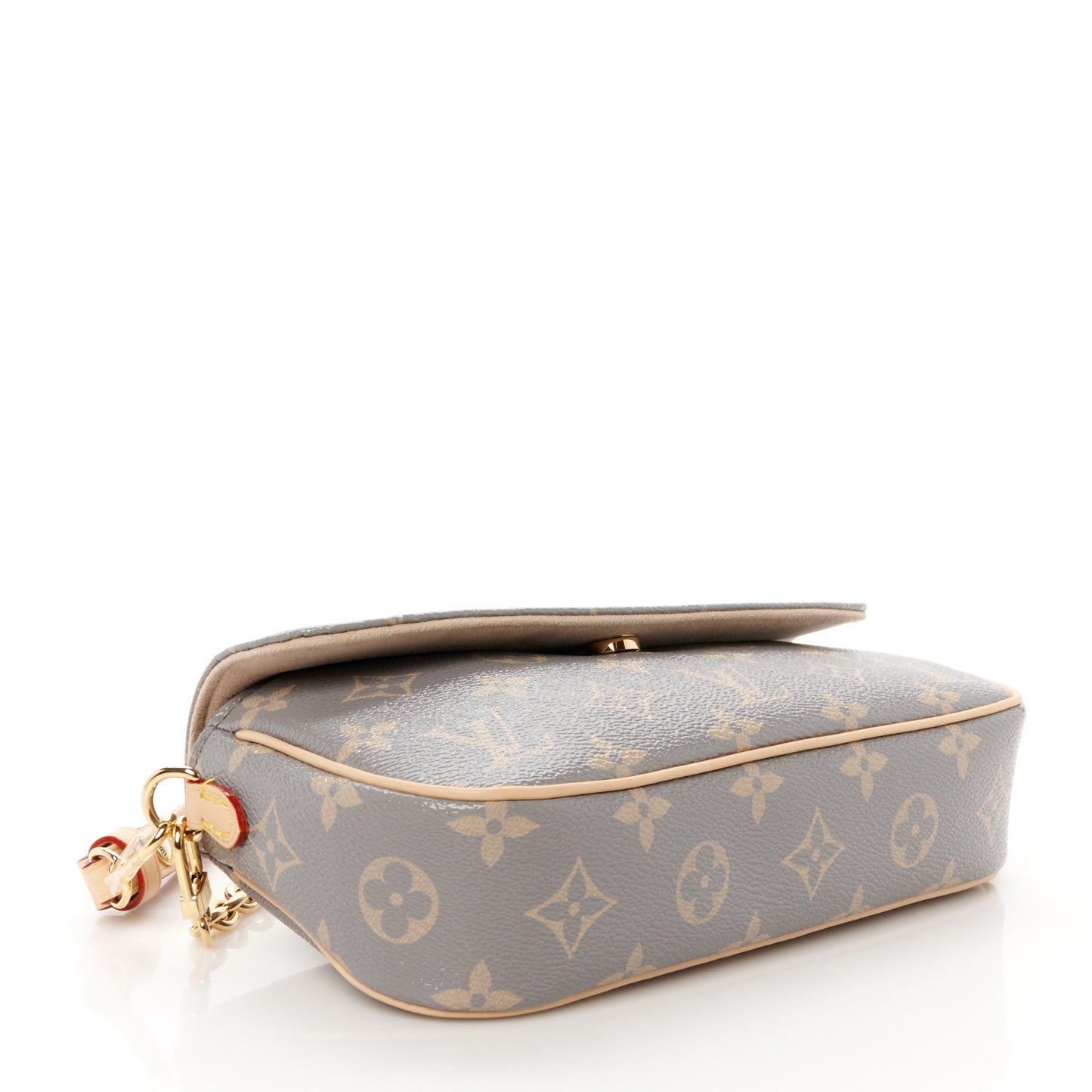 Monogram Ivy Wallet On Chain Trianon Gray