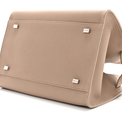 The Row Grained Calfskin Soft Margaux 10 Bag Silk 9 of 9