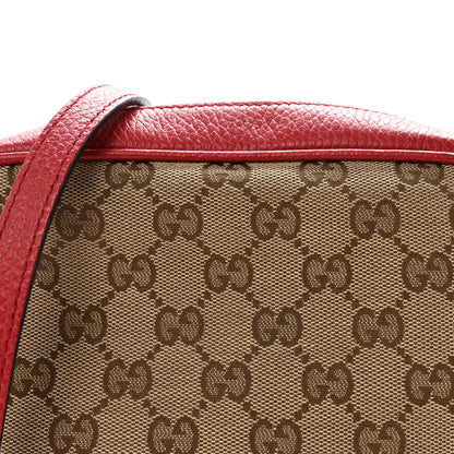 Gucci Monogram Mini Bree Messenger Bag Red 8 of 10