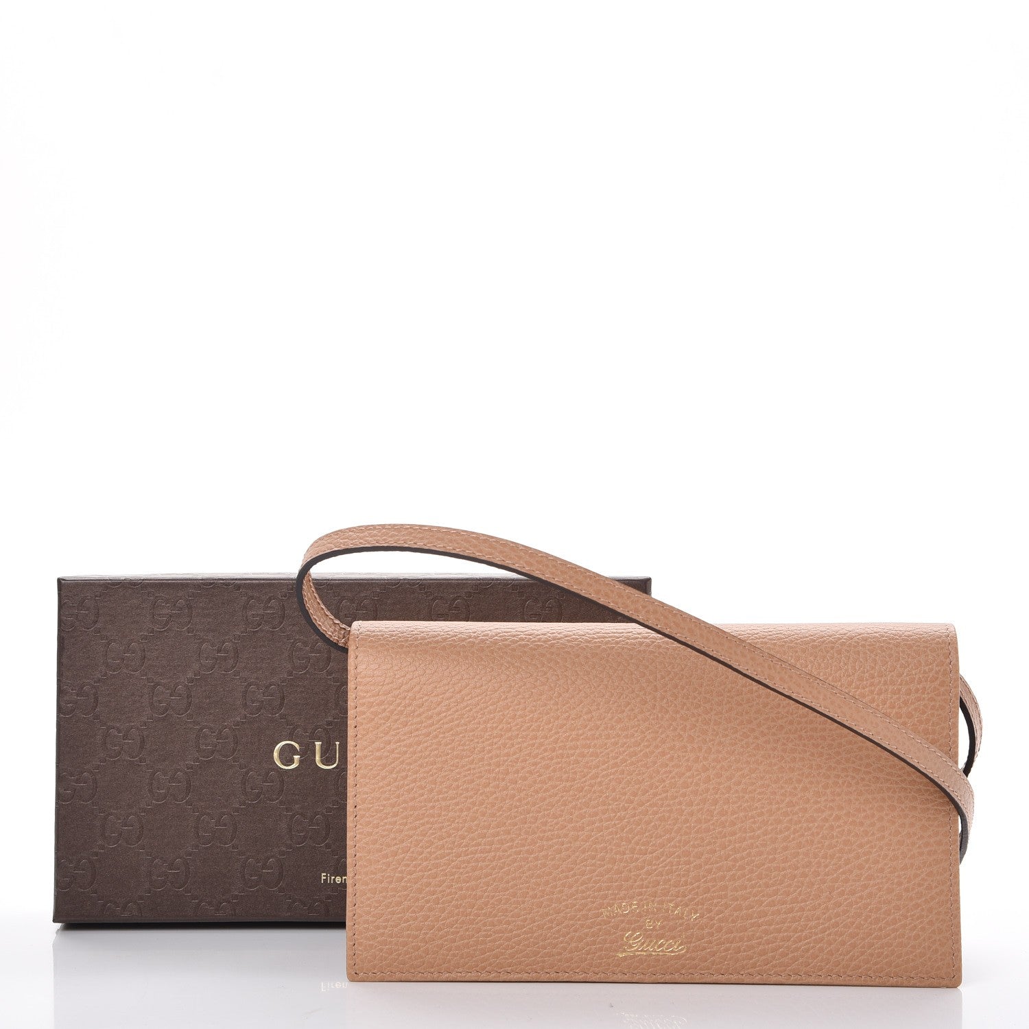 Gucci Dollar Calfskin Mini Swing Wallet Bag Camelia Mineral Blue 8 of 8