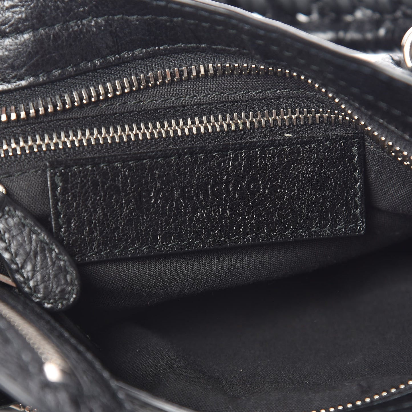 Agneau Giant 12 Silver Hardware Mini City Black