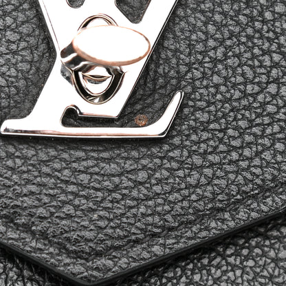 Louis Vuitton Soft Calfskin My Lockme Pochette Black 15 of 17