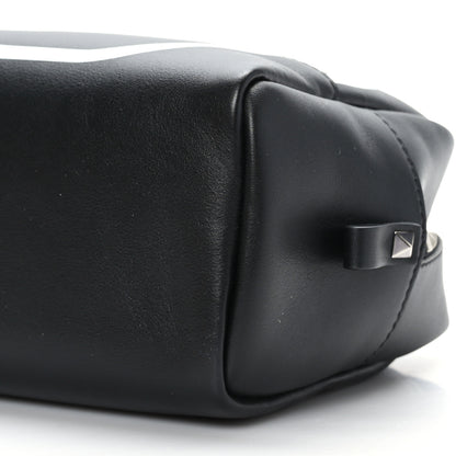Valentino Garavani Calfskin VLogo Inlay Wash Bag Black 7 of 7
