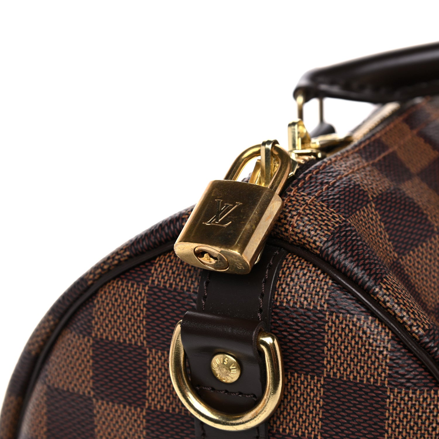 Louis Vuitton Damier Ebene Speedy Bandouliere 30 11 of 14