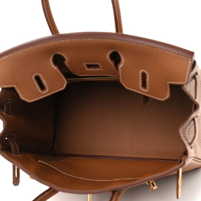 Hermes Togo Birkin 25 Gold 5 of 11