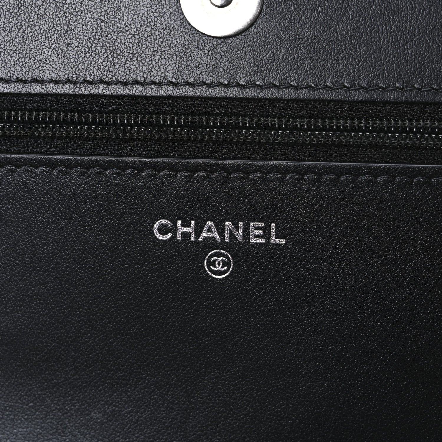 Chanel Caviar Quilted Boy Wallet On Chain WOC Black 6 of 11
