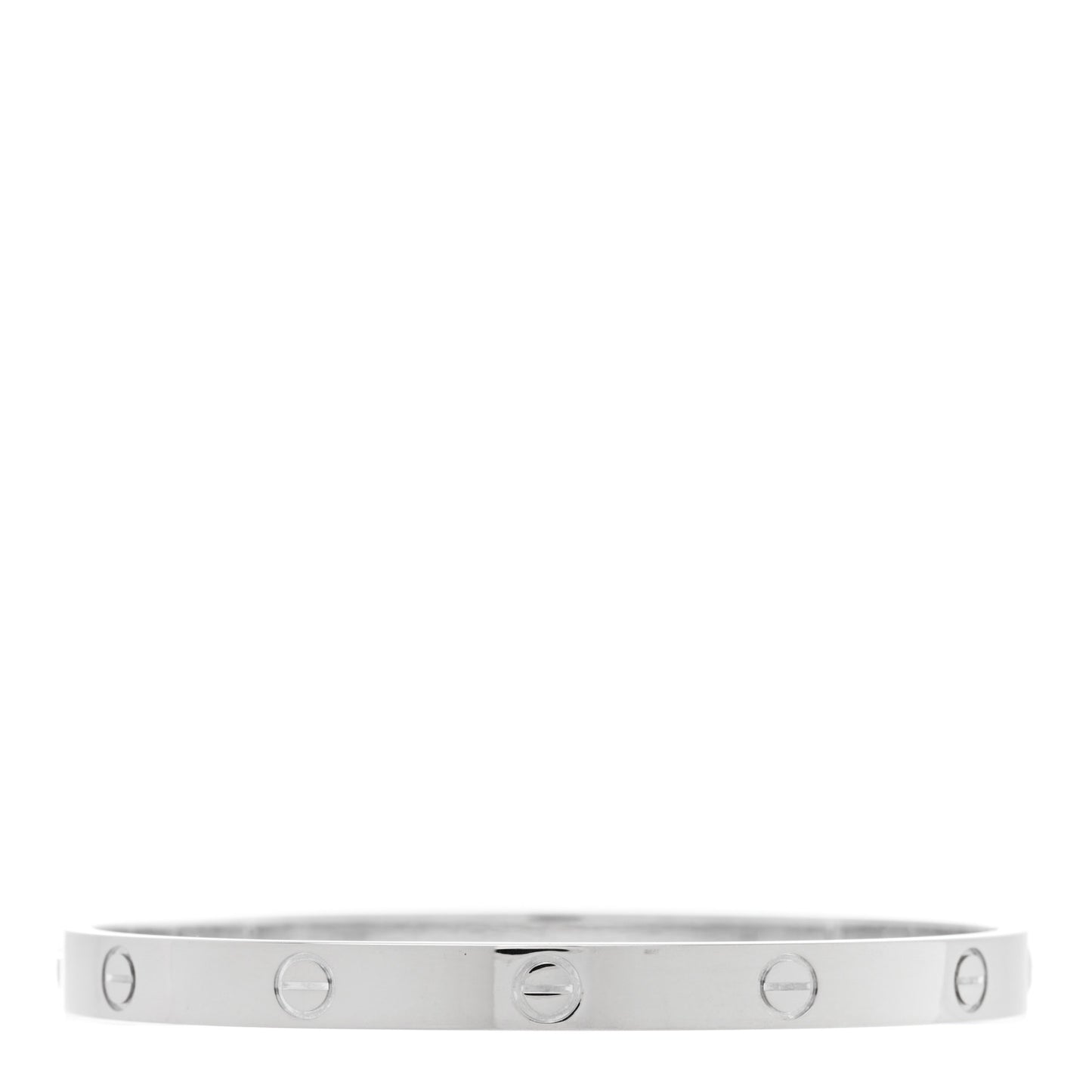 18K White Gold LOVE Bracelet 19