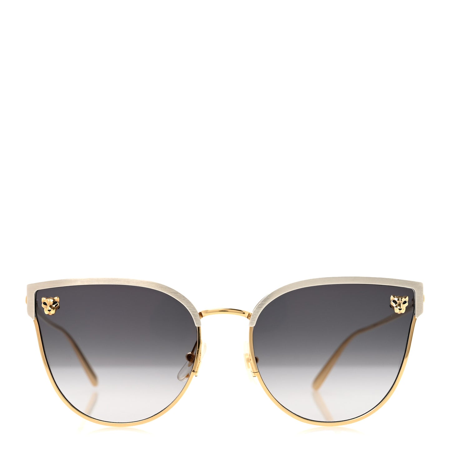 Panthere De Cartier Cat Eye Sunglasses CT0198S Gold