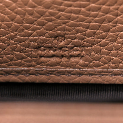 Gucci Pebbled Calfskin Soho Zip Around Wallet Camelia 6 of 10