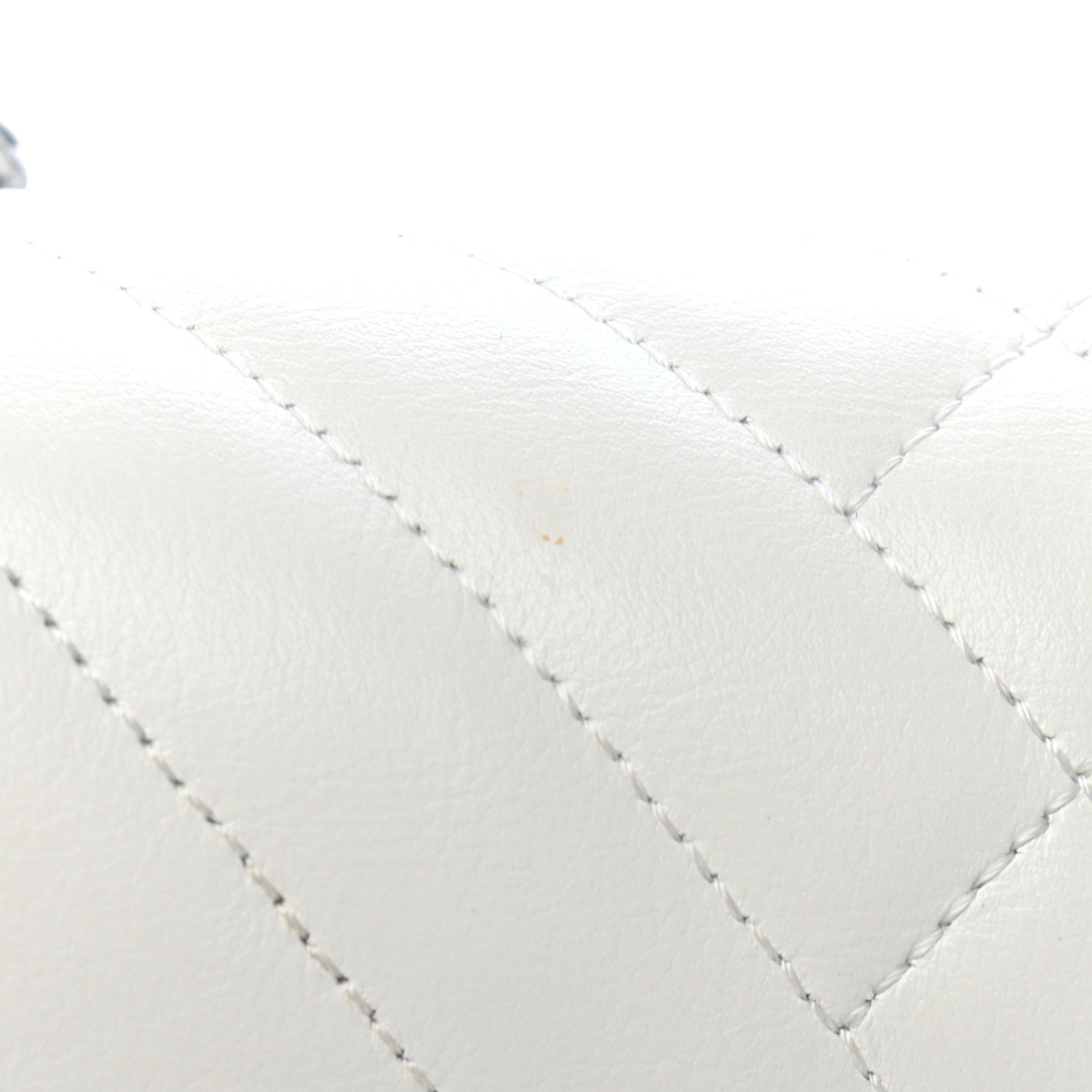 Chanel Lambskin Quilted Chevron Medium Boy Flap White 10 of 24