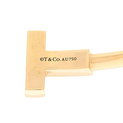 Tiffany 18K Yellow Gold T Wire Bracelet 4 of 5
