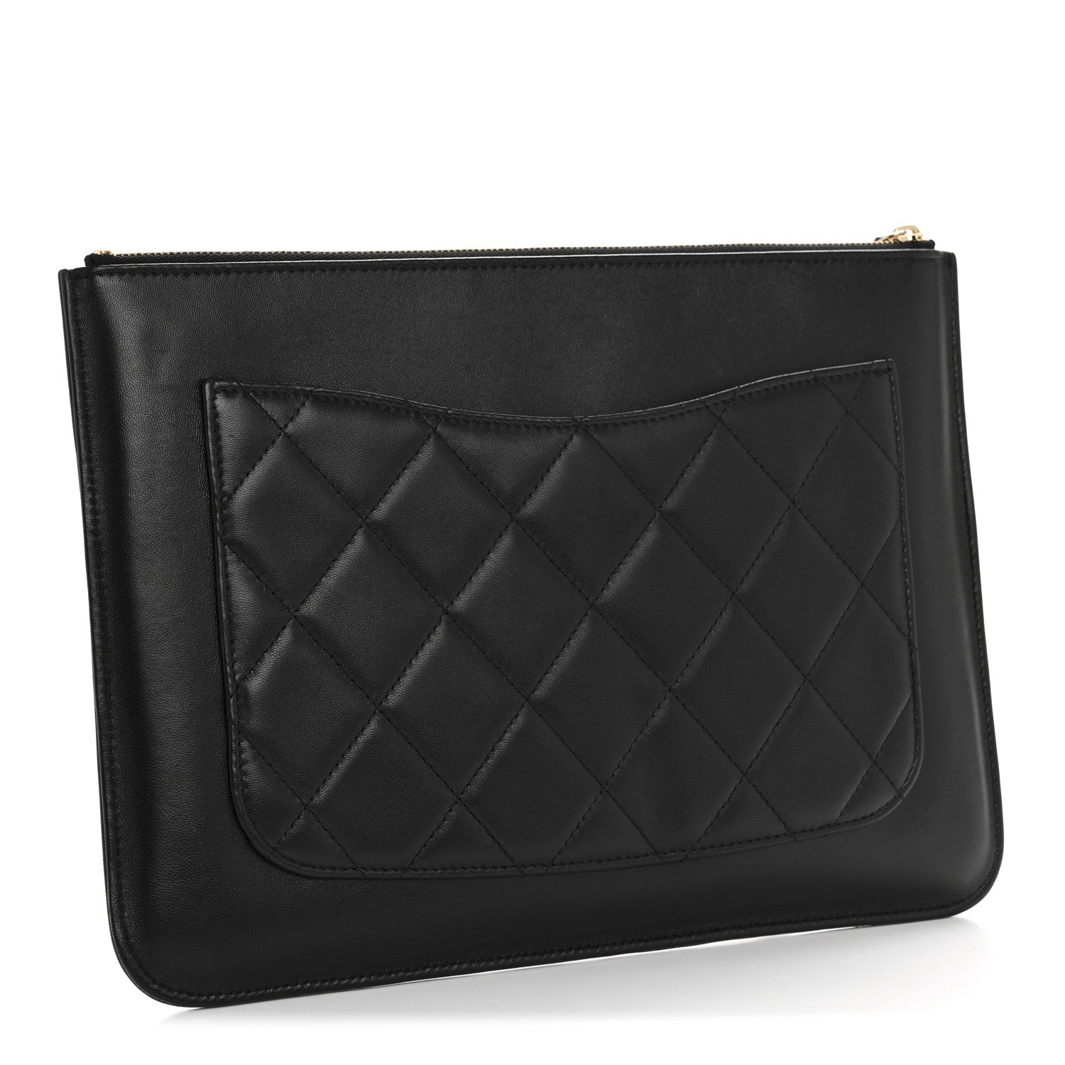 Chanel Lambskin Lucky Charms Pouch Black 3 of 9