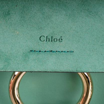 Chloe Suede Calfskin Mini Faye Backpack Happy Green 12 of 13