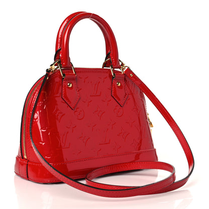 Louis Vuitton Vernis Alma BB Cherry 3 of 10