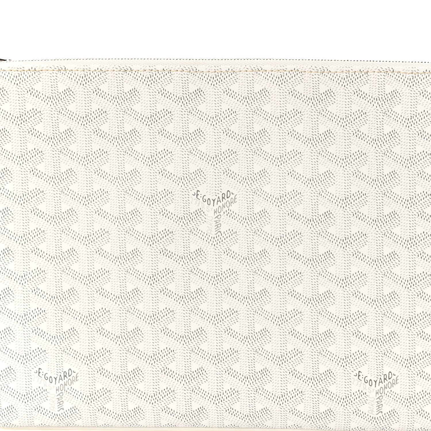 Goyard Goyardine Senat Pochette MM White 7 of 10