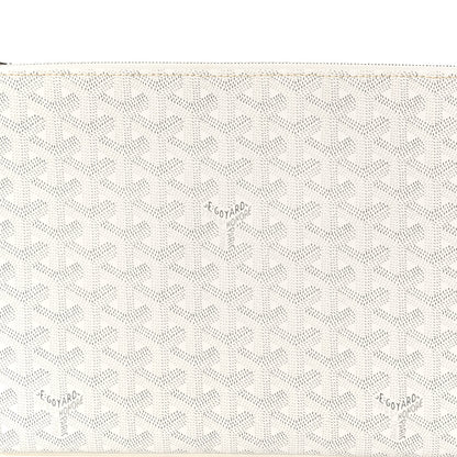 Goyard Goyardine Senat Pochette MM White 7 of 10