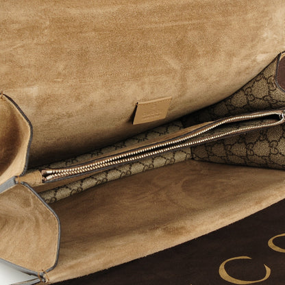 Gucci GG Supreme Monogram Medium Dionysus Shoulder Bag Taupe 5 of 7