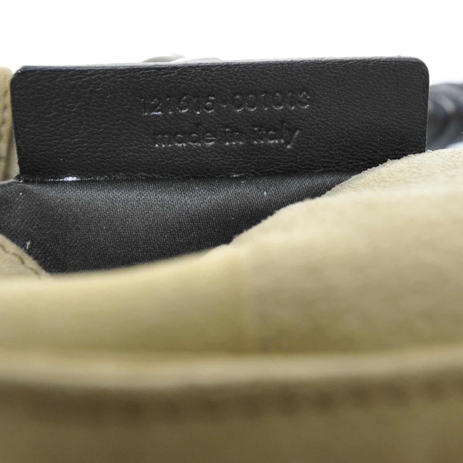 Saint Laurent Suede Mala Mala Horn Bag 7 of 8