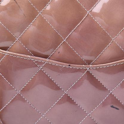 Chanel Patent Quilted Medium Single Flap Beige 20 of 24