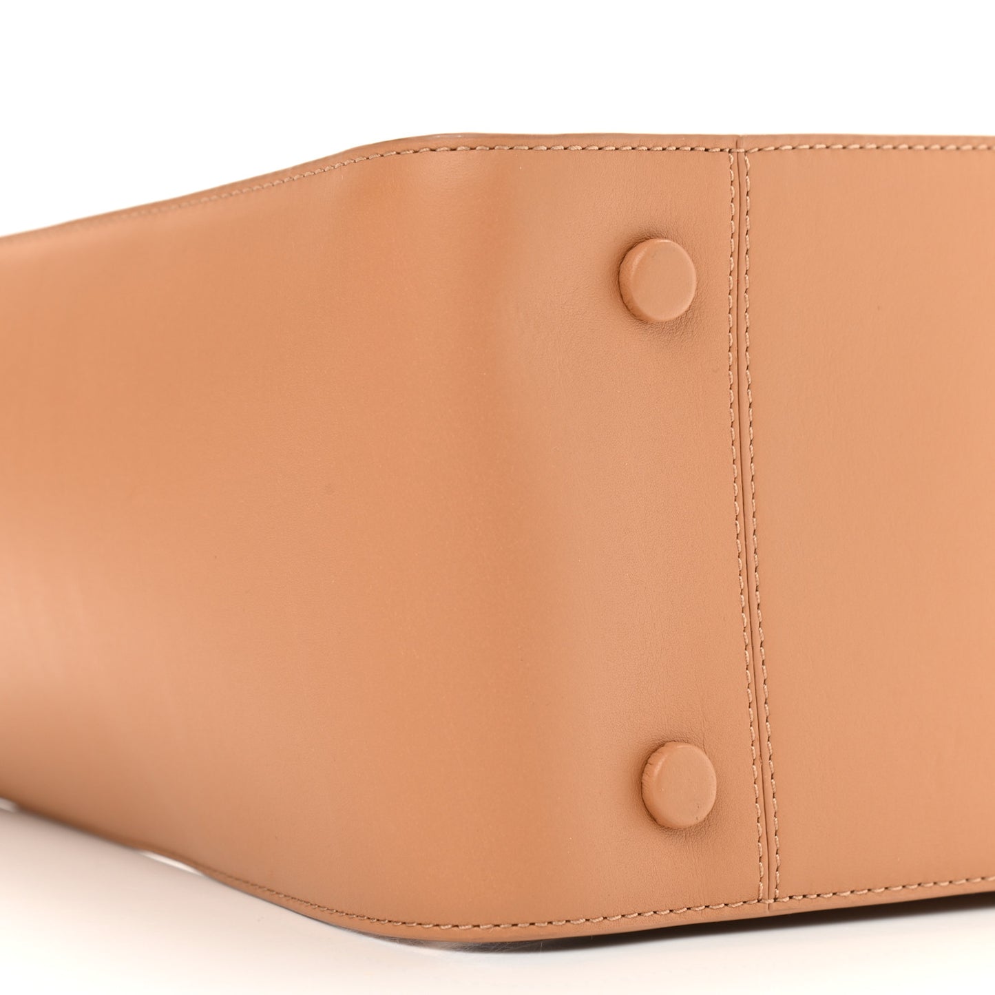 Smooth Calfskin Soleil Bucket Bag Cuoio