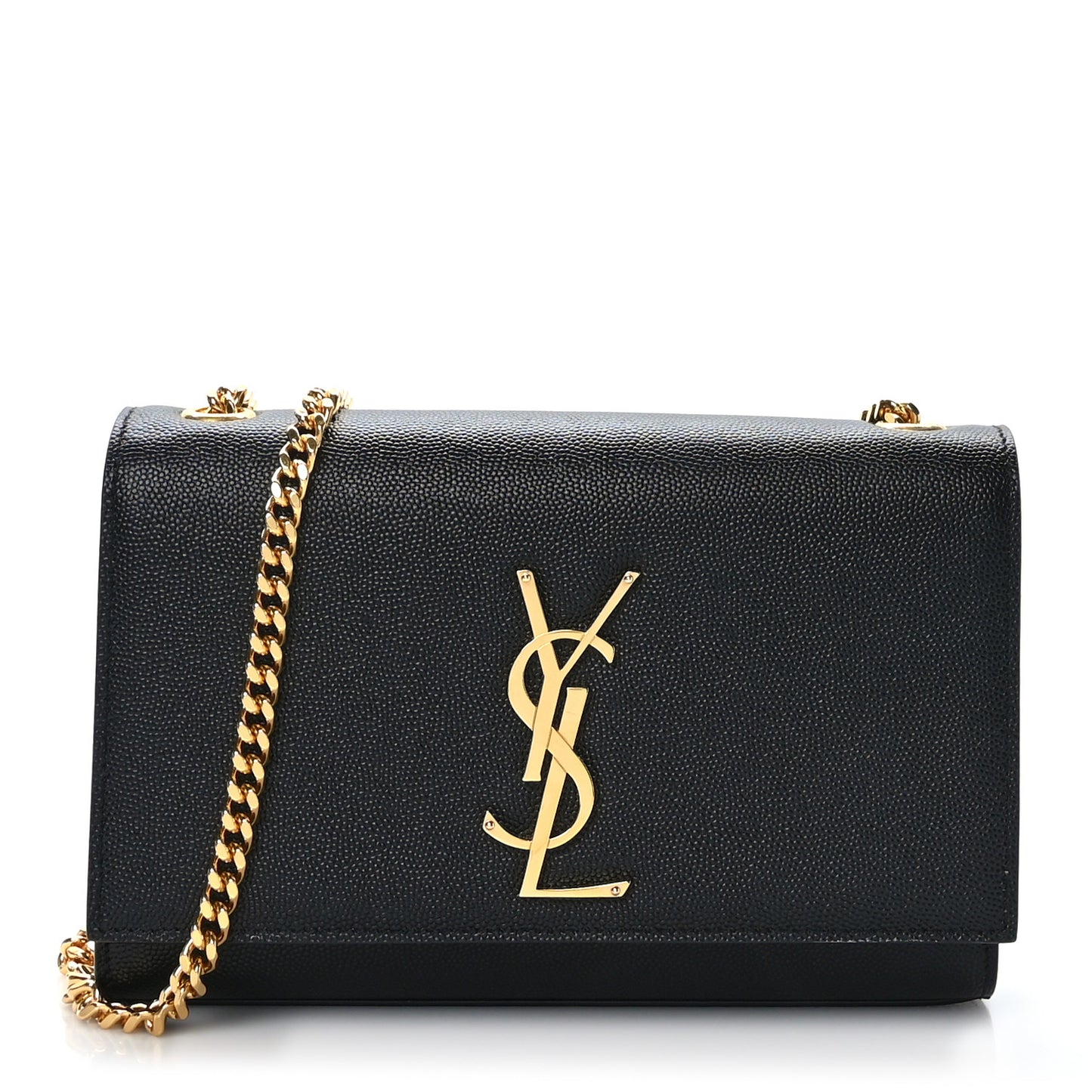 Grain De Poudre Small Monogram Kate Satchel Black