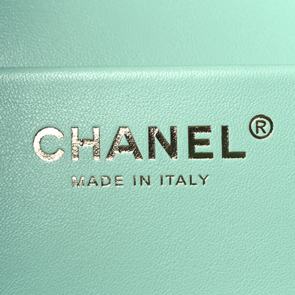 Chanel Suede Calfskin Small Souplissimo Maxi Flap Green 8 of 22