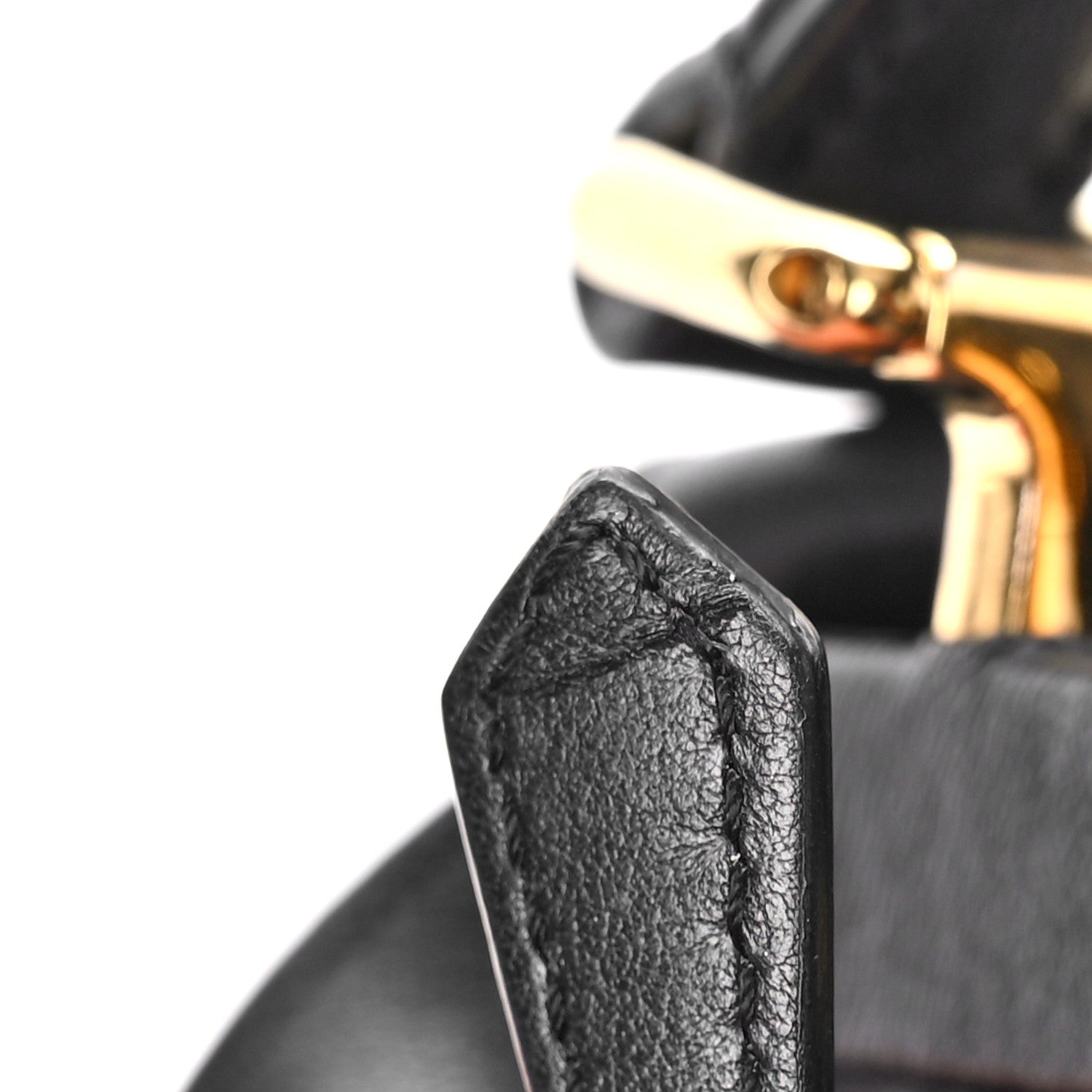 Fendi Nappa Mini Peekaboo Iconic Satchel Black 11 of 11