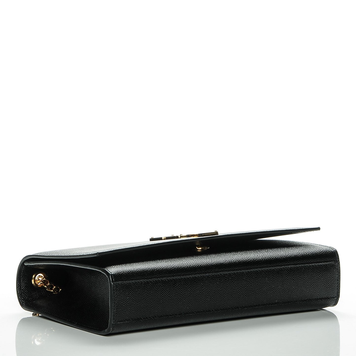 Grain De Poudre Medium Classic Monogram Kate Satchel Black