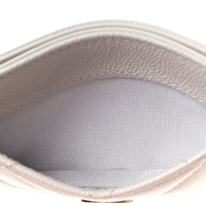 Chanel Caviar Quilted Card Holder White 7 of 11