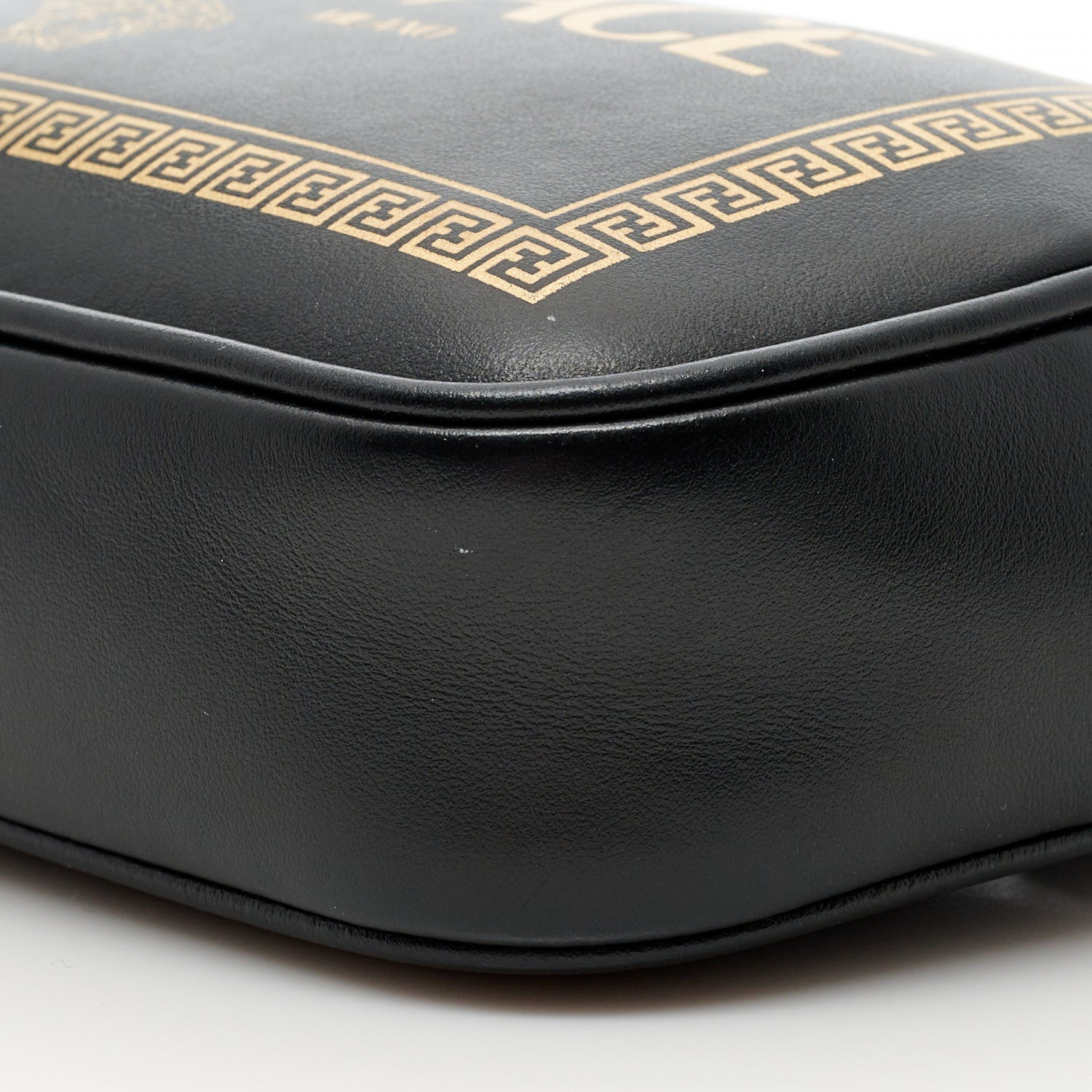 Fendi X VERSACE Vitello Cover Fendace Medusa Small Camera Case Black Gold 10 of 11