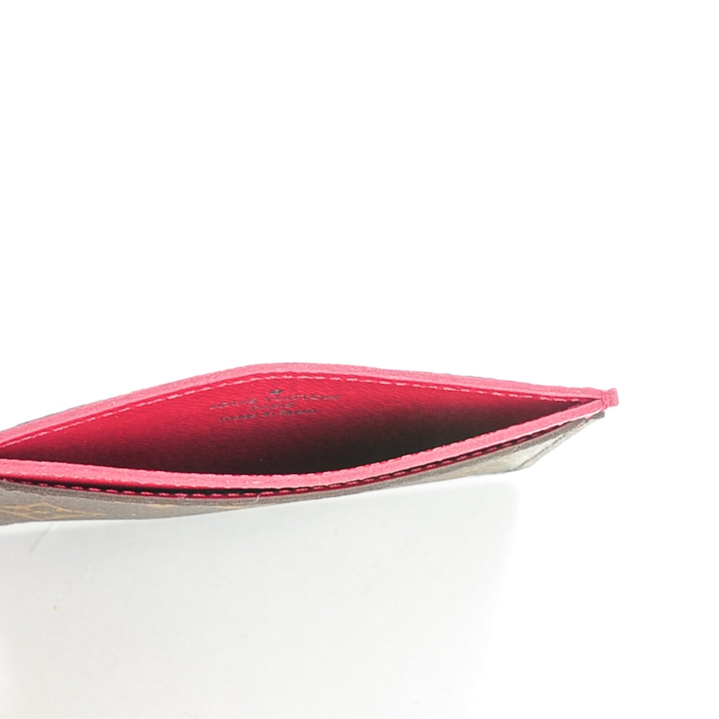 Monogram Card Holder Fuchsia