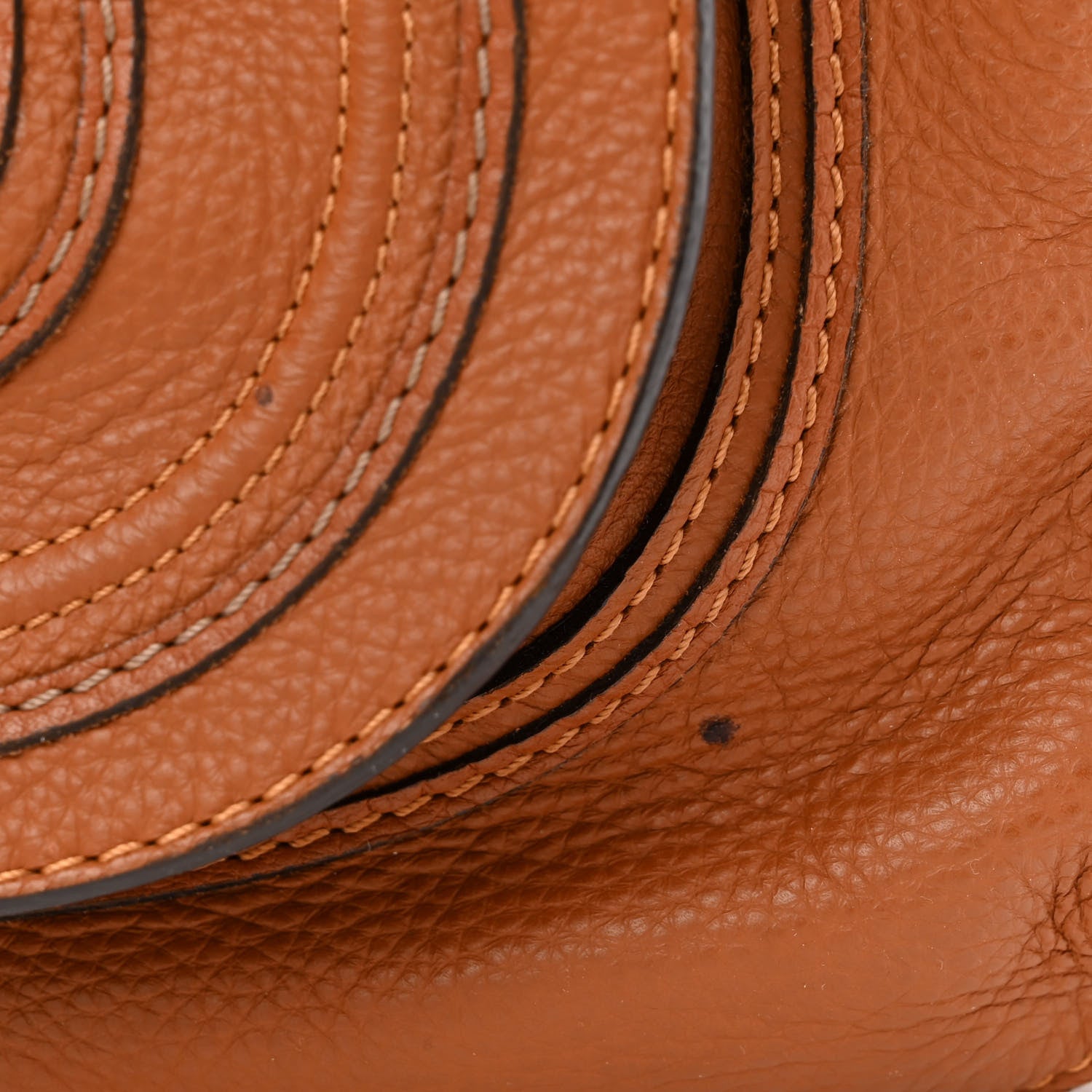 Chloe Calfskin Large Marcie Satchel Tan 8 of 13