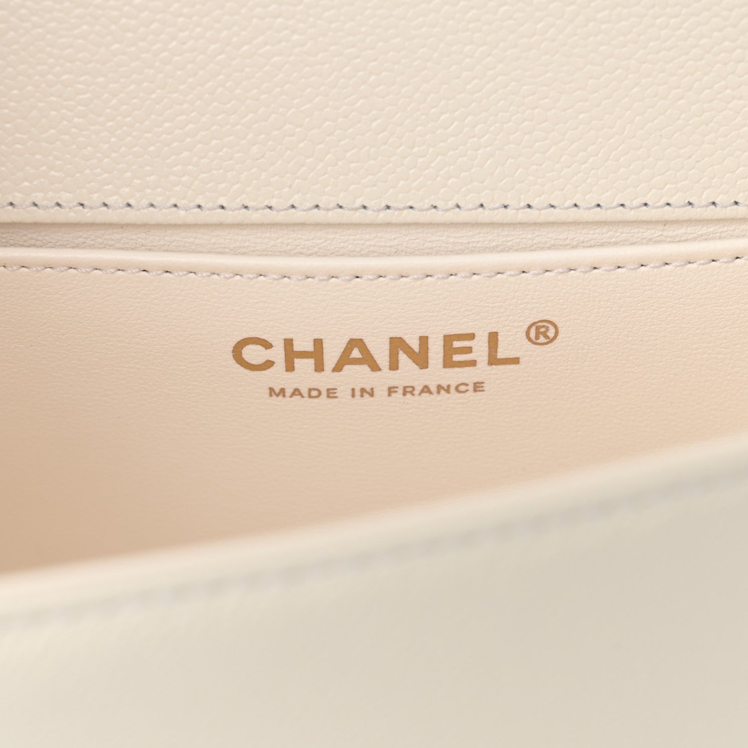 Chanel Caviar Quilted Small Boy Messenger Bag White 6 of 10