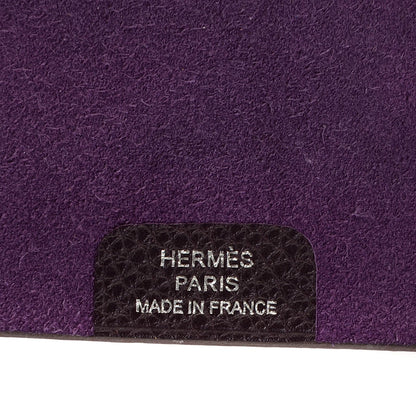 Hermes Togo Ulysse PM Notebook Cover Raisin 8 of 13
