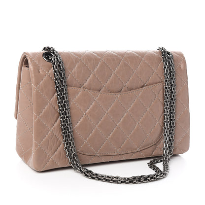 Chanel Aged Calfskin Quilted 2.55 Reissue 226 Flap Light Brown 3 of 9