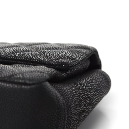 Chanel Iridescent Caviar Quilted Medium Lady Pearly Flap Black 8 of 12