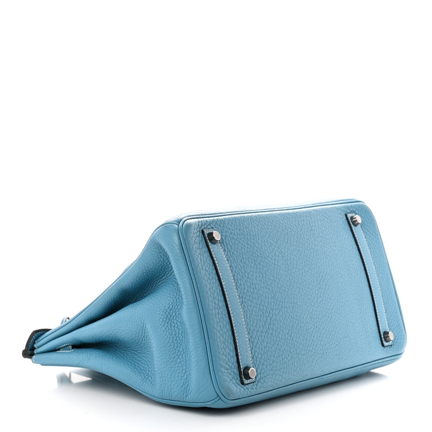 Taurillon Clemence Birkin 35 Blue Jean