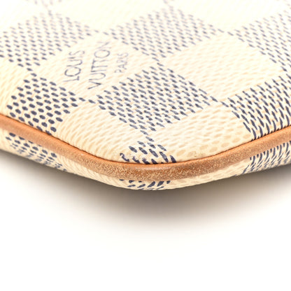 Louis Vuitton Damier Azur Pochette Milla MM 12 of 14