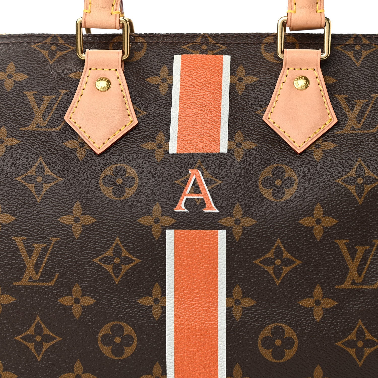 Louis Vuitton Monogram My LV Heritage Speedy 25 Orange White 7 of 9