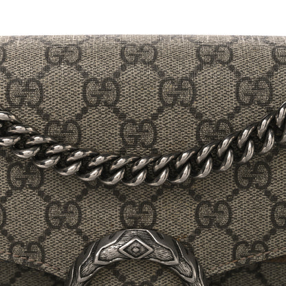 Gucci GG Supreme Monogram Small Dionysus Shoulder Bag Taupe 8 of 11