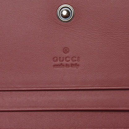 Gucci GG Supreme Monogram Blooms Card Case Beige Multicolor Dry Rose 6 of 8