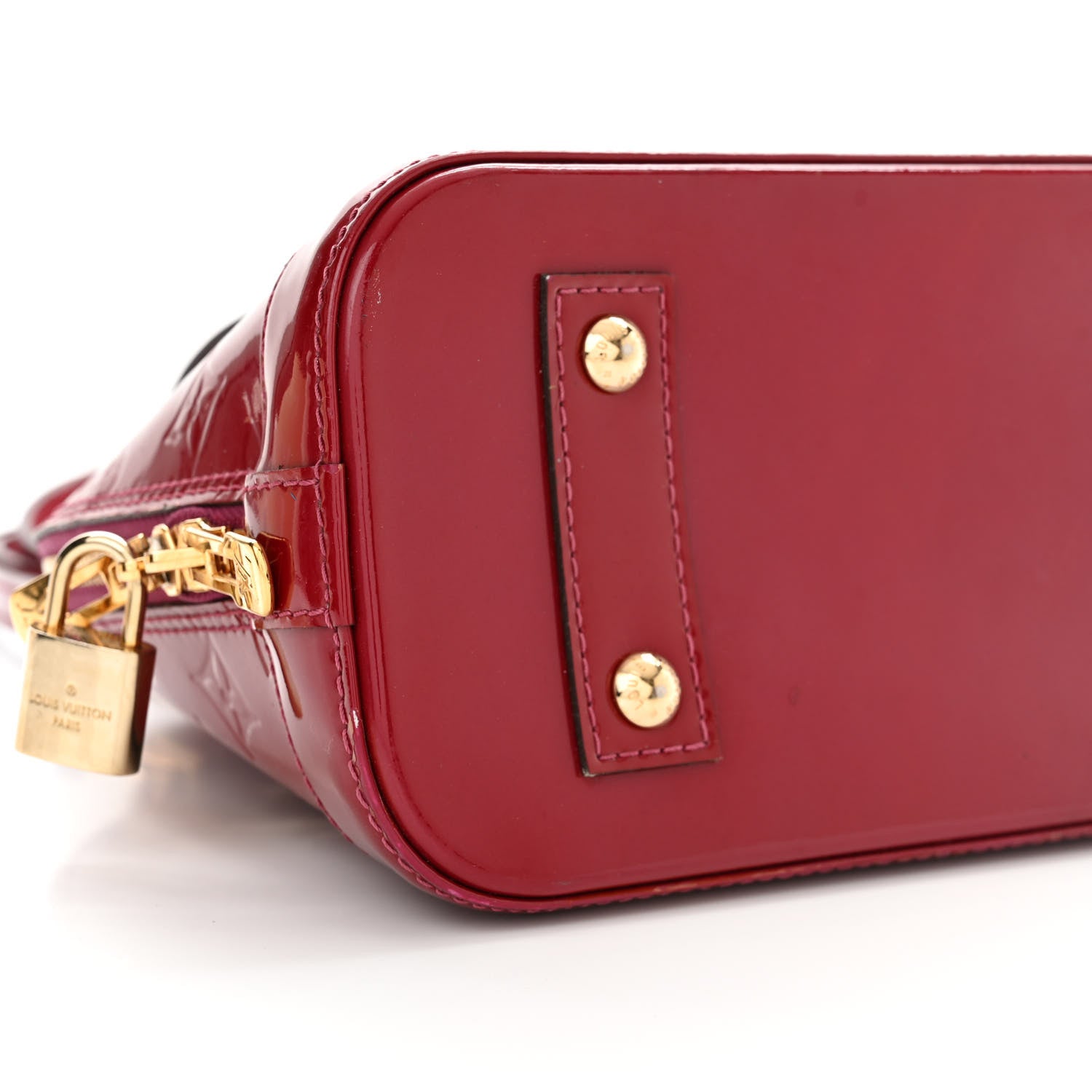 Louis Vuitton Vernis Alma BB Rose Indien 9 of 11